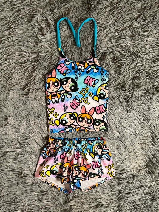 9/12M Halter w/ Breezy Shorts